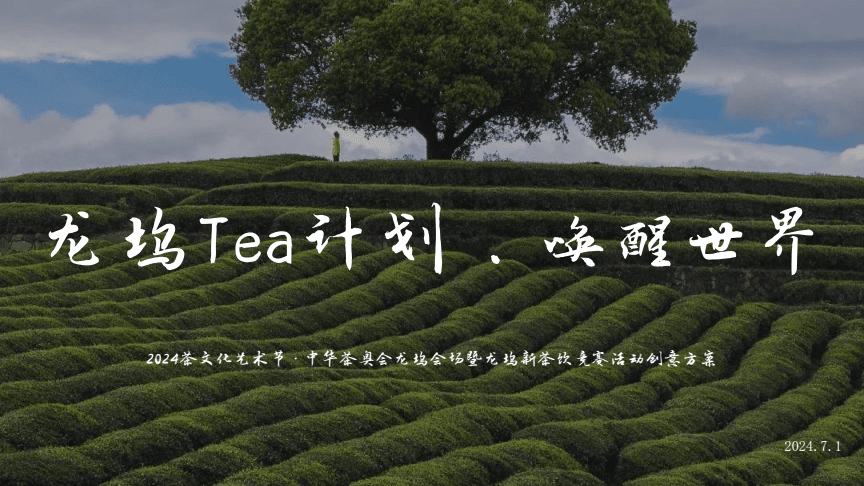 2024文旅景区茶文化艺术节暨新茶饮竞赛（龙坞Tea计划唤醒世界）总体策划方案
